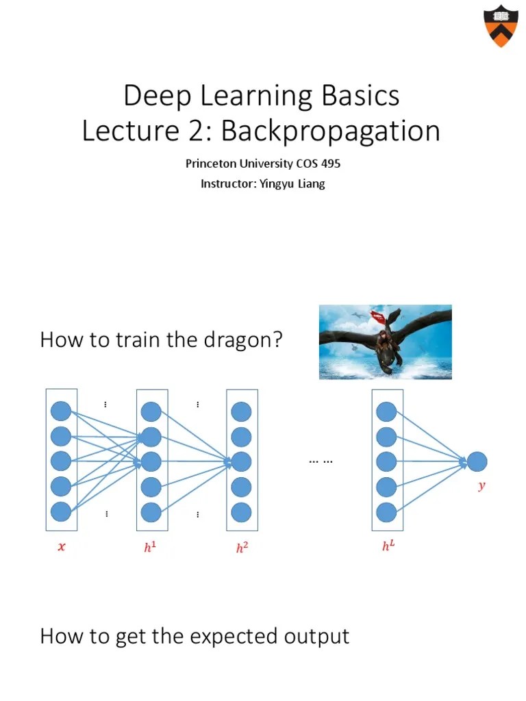 Deep Learning Basics Lecture 2 Backpropagation | PDF | Artificial ...
