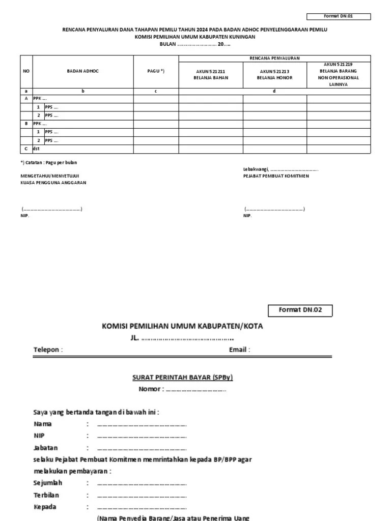 SPJ PPS Pemilu Tahun 2024 | PDF