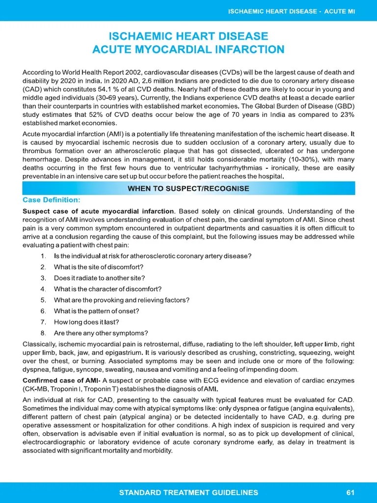 Acute Myocardial Infarction PDF | PDF