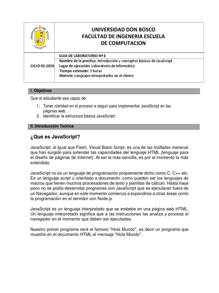 Guia Javascrptsublime | Descargar Gratis PDF | Script Java | Lenguaje ...