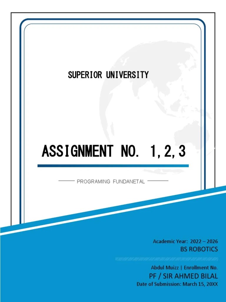 PF Assignment No. 1,2,3 | PDF | Computing | Software Engineering