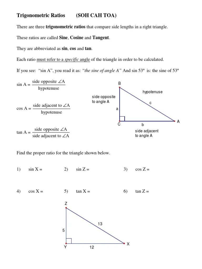 Trigonometry Topics | PDF | Trigonometric Functions | Triangle