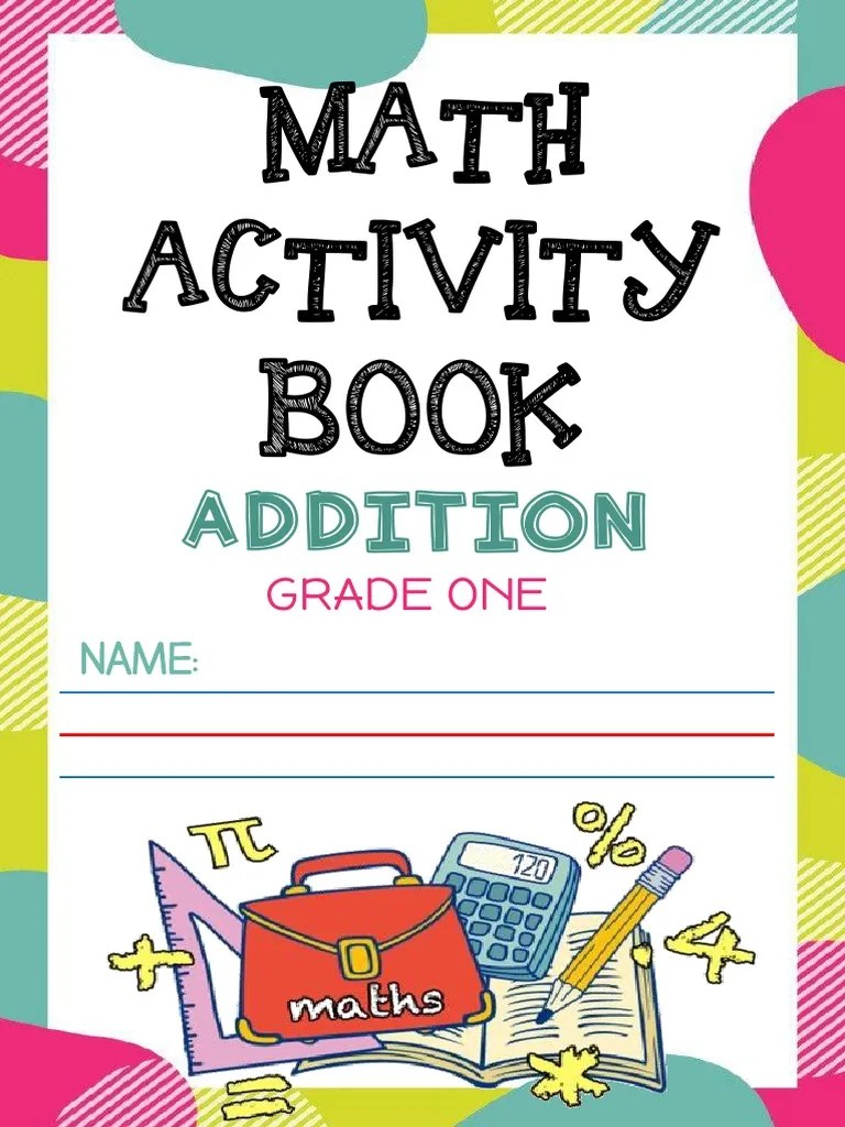 Math Activity Book Addition PDF | PDF