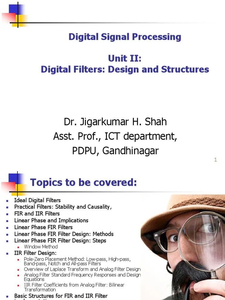 DSP - Unit II PDF | Download Free PDF | Signal Processing ...