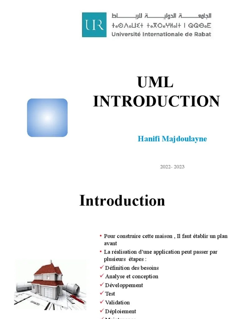 UML Cours1introduction | PDF | Langage De Modélisation Unifié | Langage De Programmation