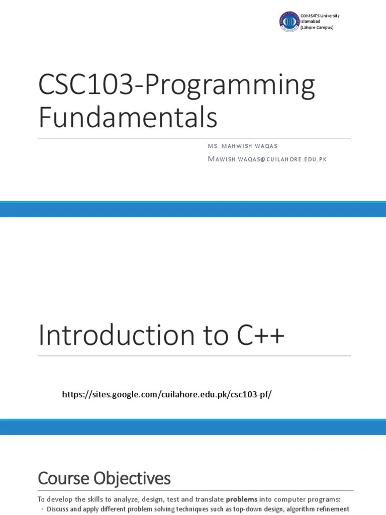 Introduction To C++ And Code Blocks | PDF | C++ | Computer Program
