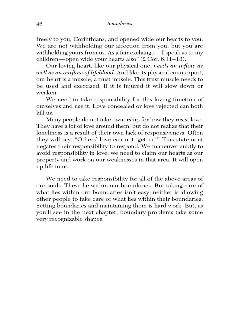 Boundaries - When To Say Yes, How To Say No To Take Control Of Your Life (PDFDrive) - 46 PDF | PDF