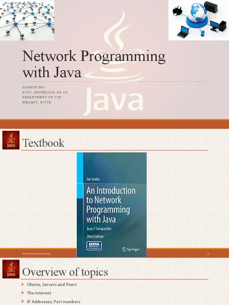 Network Programming With Java | PDF | Network Socket | Port (Computer ...