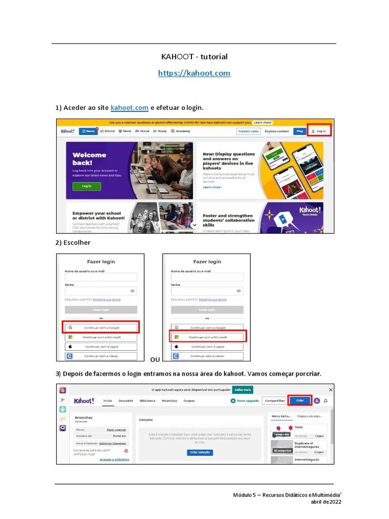 Tutorial Kahoot PDF | PDF