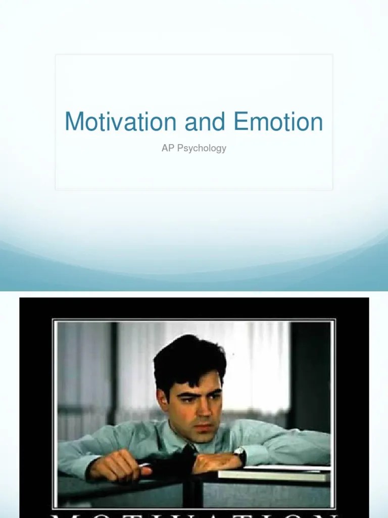Unit 7 AP Psychology Theories - Of - Motivation | PDF | Motivational ...
