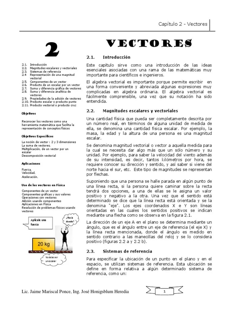 202 Vectores | PDF | Sistema De Coordenadas Cartesianas | Vector Euclidiano
