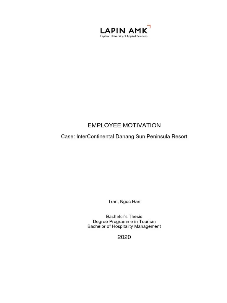 Employee Motivation | PDF | Motivation | Motivational