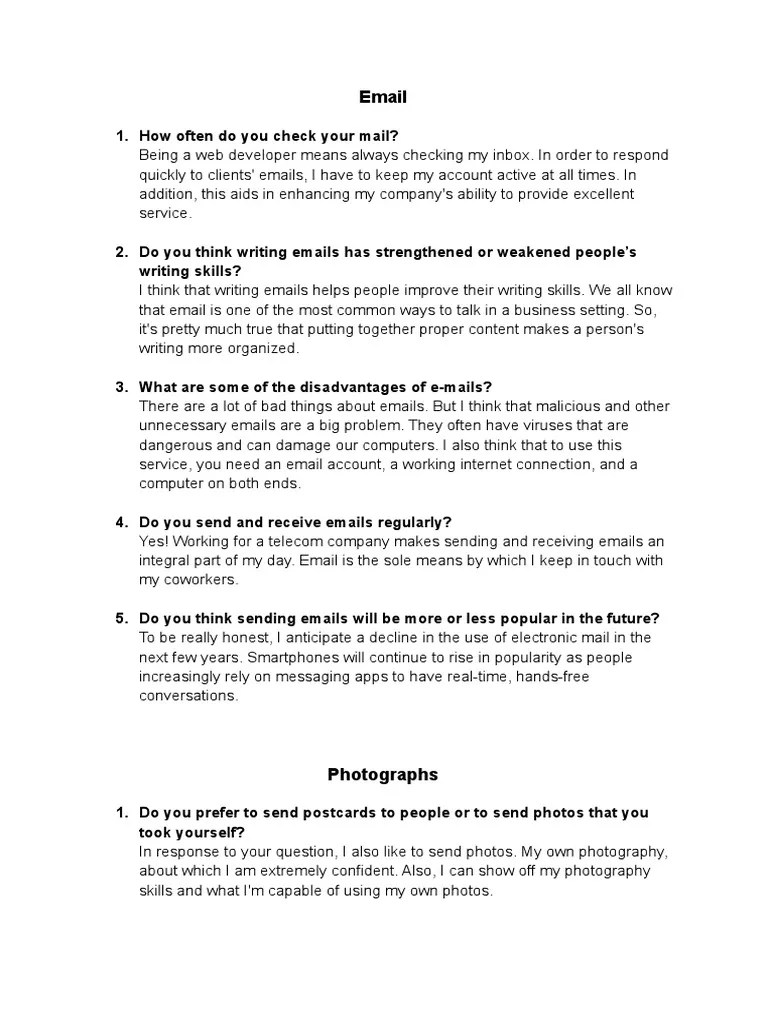 Ielts Speaking Part 1 Questions And Answers Top 50 PDF 63f625be9c ...