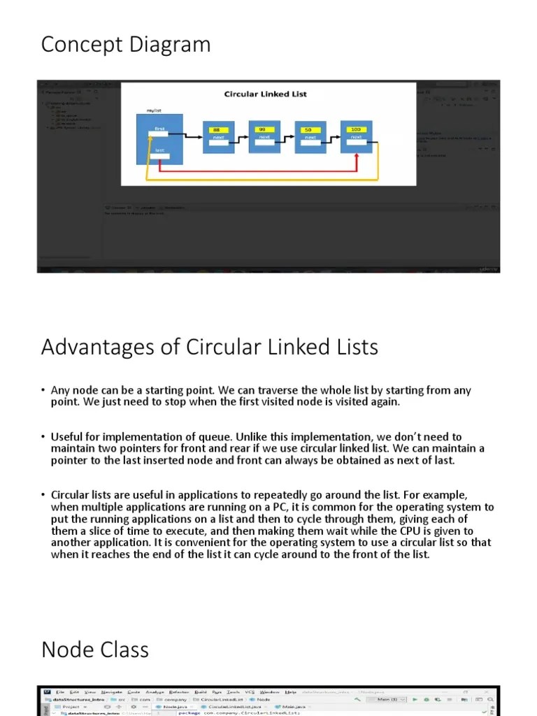 Circular Linked List | PDF