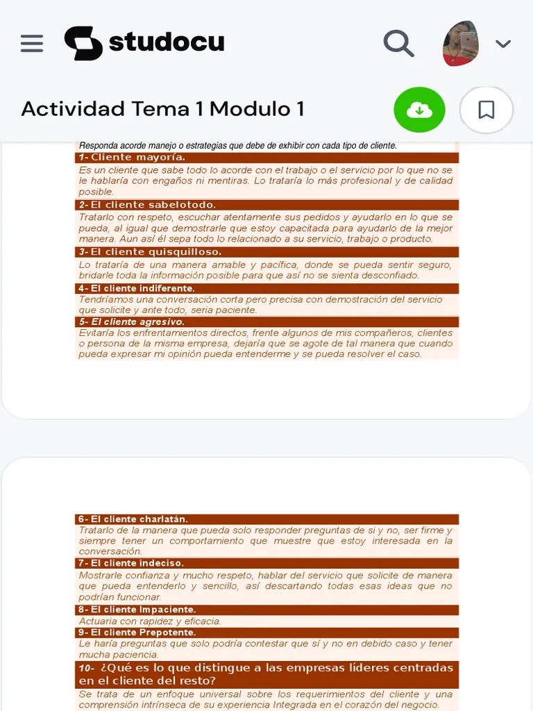 Actividad Tema 1 Modulo 1 - Modulo # 01 Básico D | PDF | Crecimiento Personal Y Profesional ...