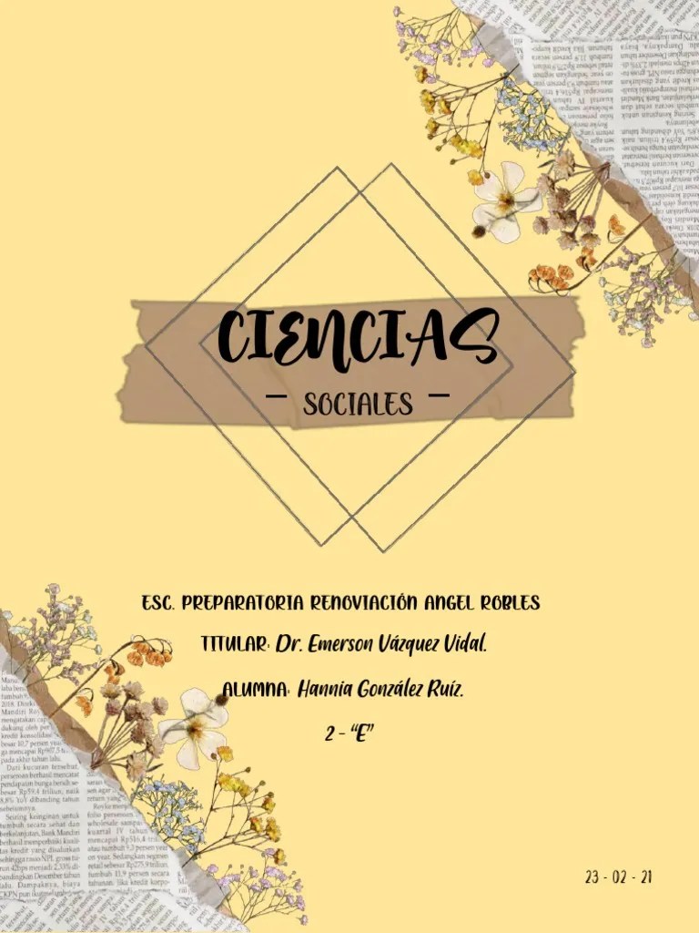 Portada De Ciencias Sociales H.G.R | PDF