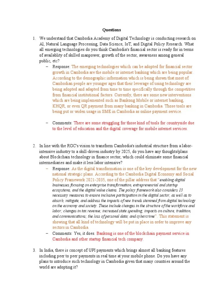 Questions For PWC | PDF
