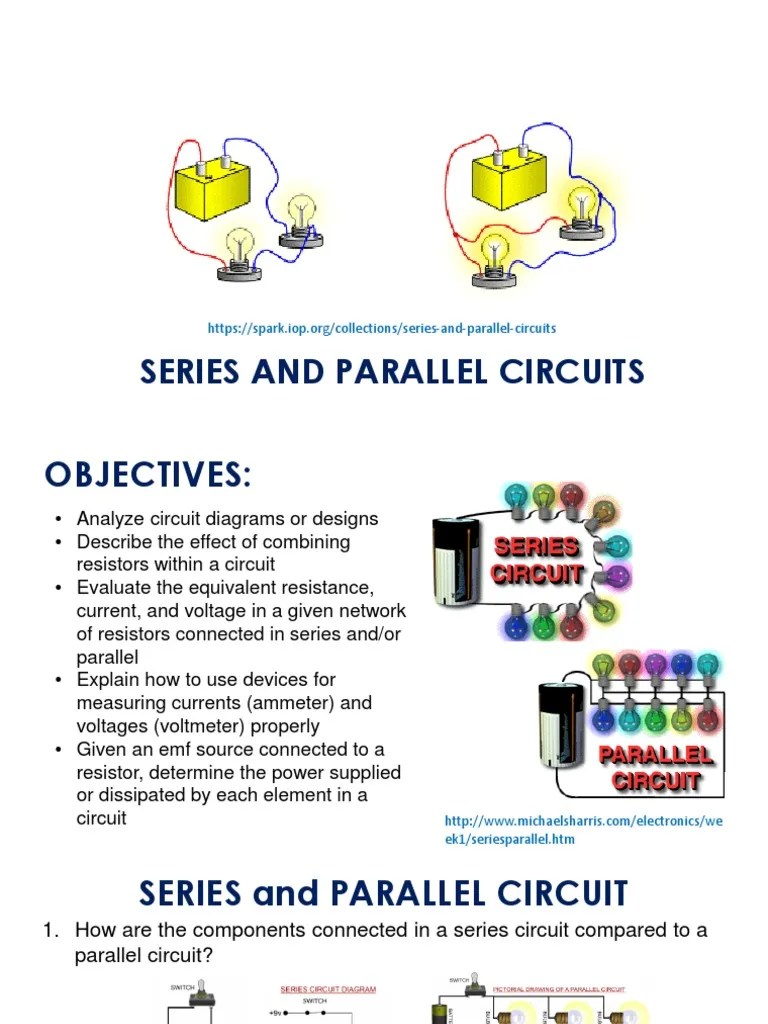 Lesson 8 Series And Parallel Circuits | PDF | Series And Parallel ...