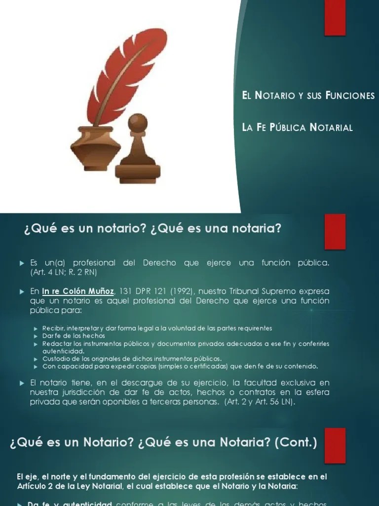 I. El Notario Y Sus Funciones PDF | PDF | Principios éticos | Justicia