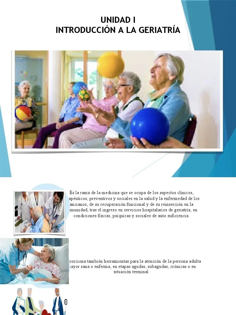 Introduccion A La Geriatria | PDF | Gerontología | Vejez