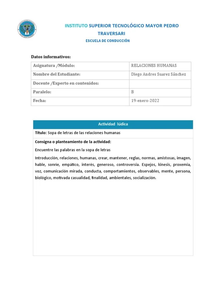 Actividad Unidad 2 | PDF | Sicología | Conceptos Psicologicos