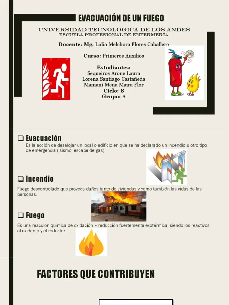 Evacuación En Incendios | PDF | Incendios | Agua
