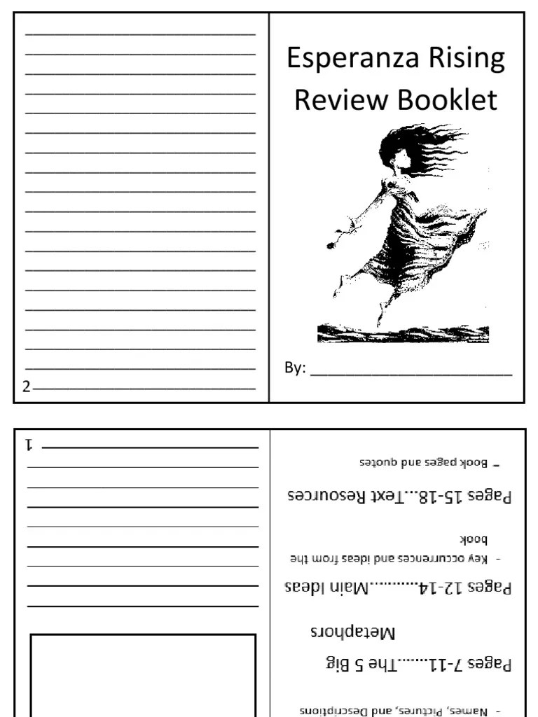Esperanza Rising Review Booklet | Download Free PDF | Grape | Viticulture