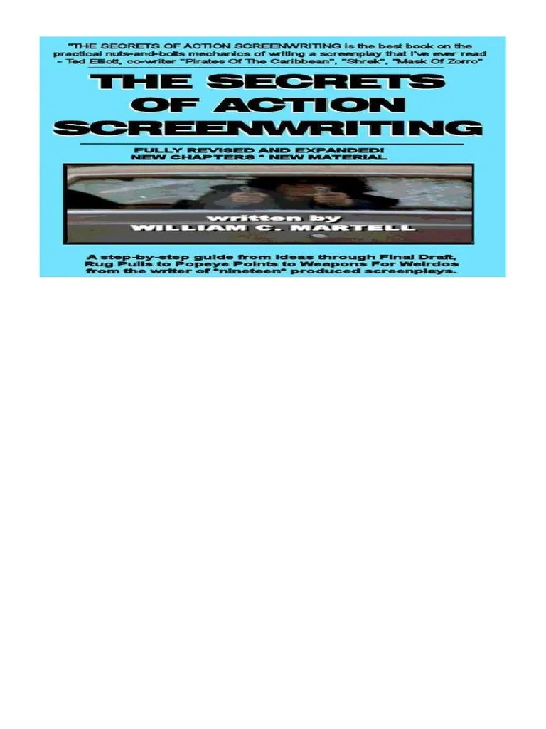 The Secrets Of Action Screenwri William C. Martell PDF | PDF ...