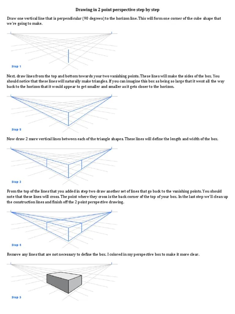 2 Point Perspective Tutorials TARDIS | PDF | Perspective (Graphical ...