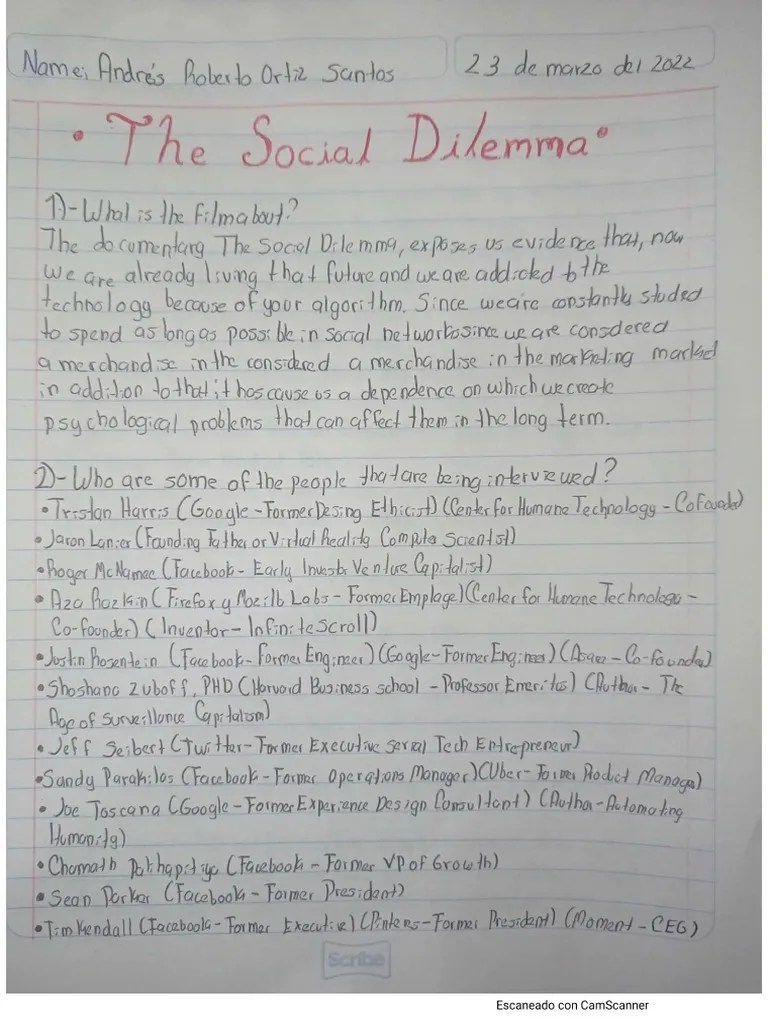 The Social Dilemma | PDF