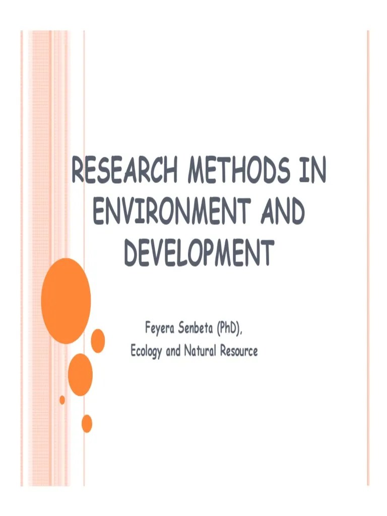 Unit 1. Introduction To Research Methods | PDF | Methodology ...