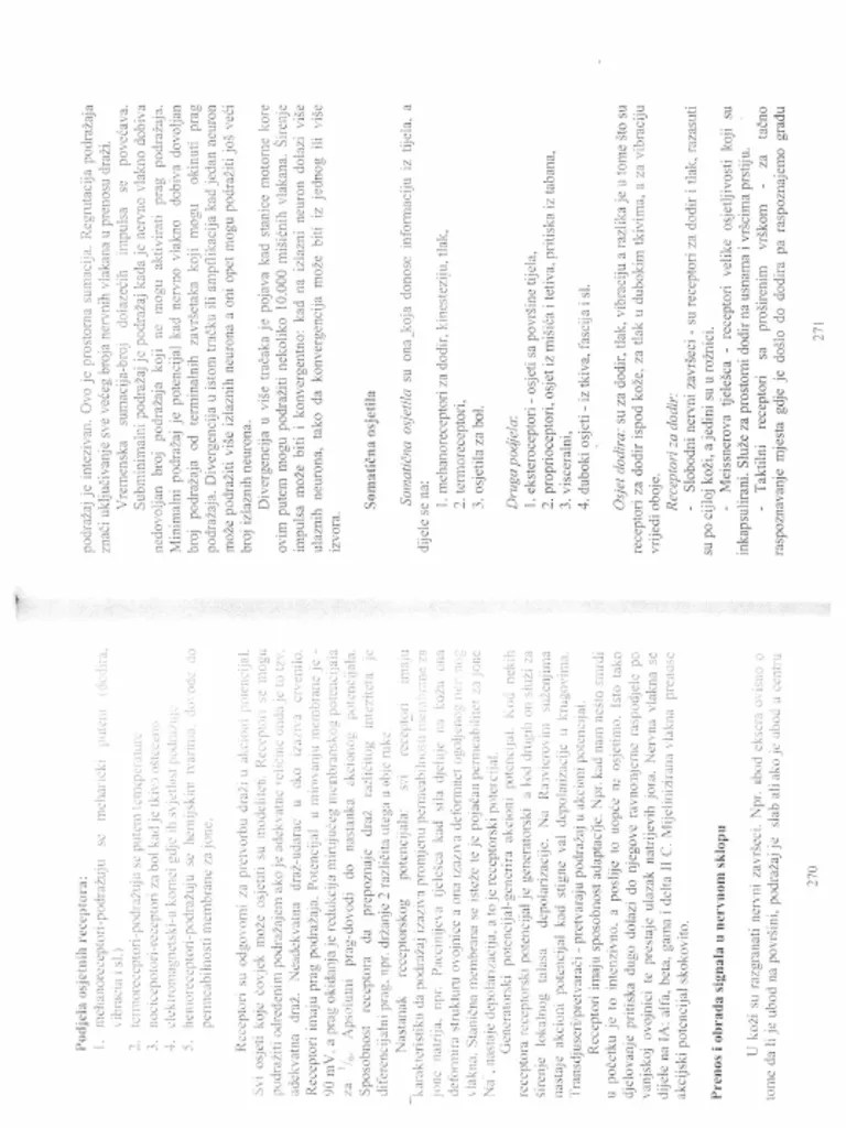 Osnovi Fiziologije Covjeka Deveti Dio | PDF