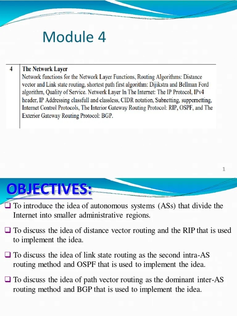 CCN Module 4 - Routing Protocols | PDF | Routing | Internet Standards