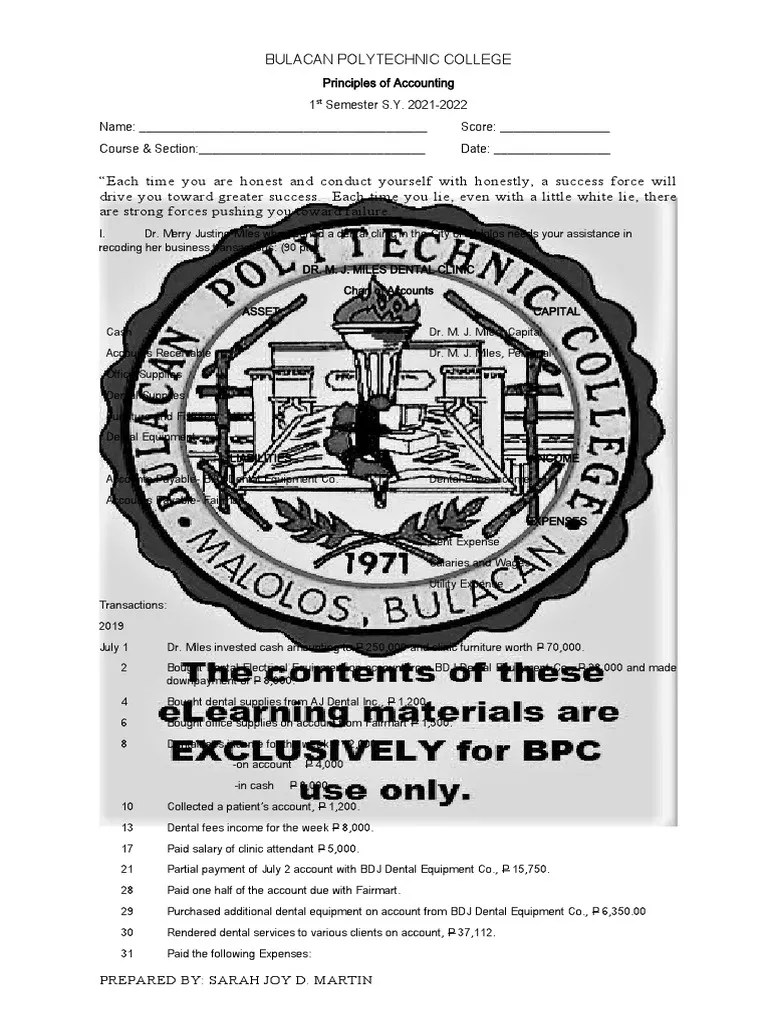 Accounting | PDF | Debits And Credits | Expense