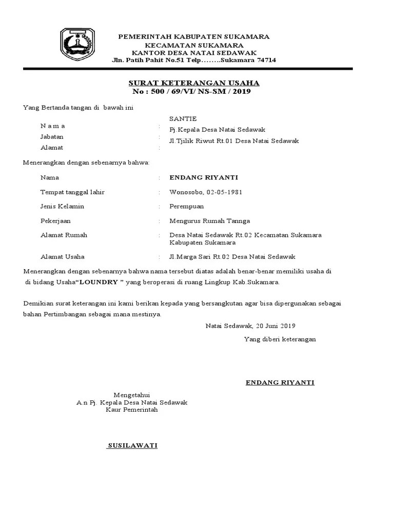 SITU Surat Izin Usaha | PDF