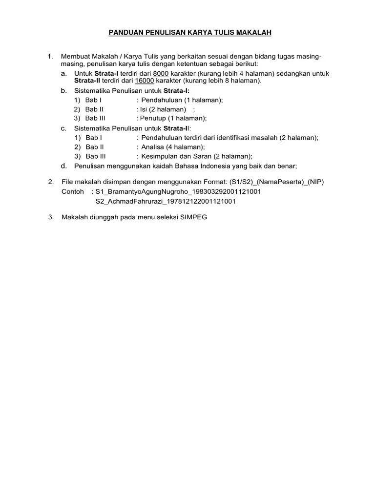 Panduan Makalah | PDF