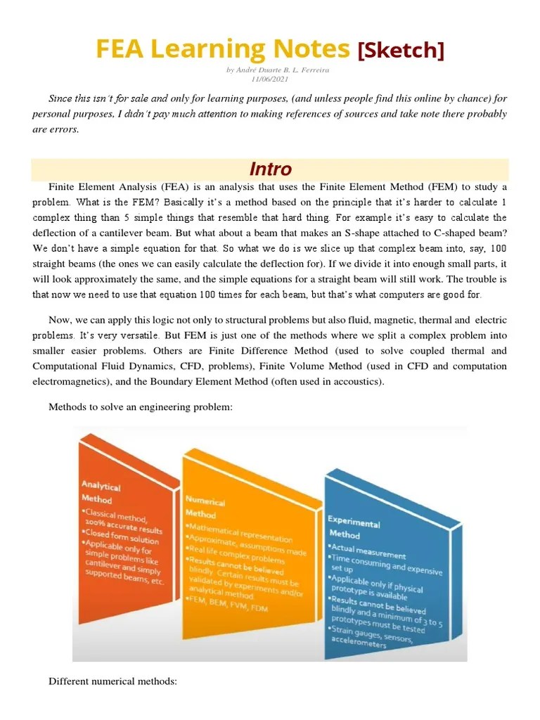 Me Fea | PDF | Finite Element Method | Tensor