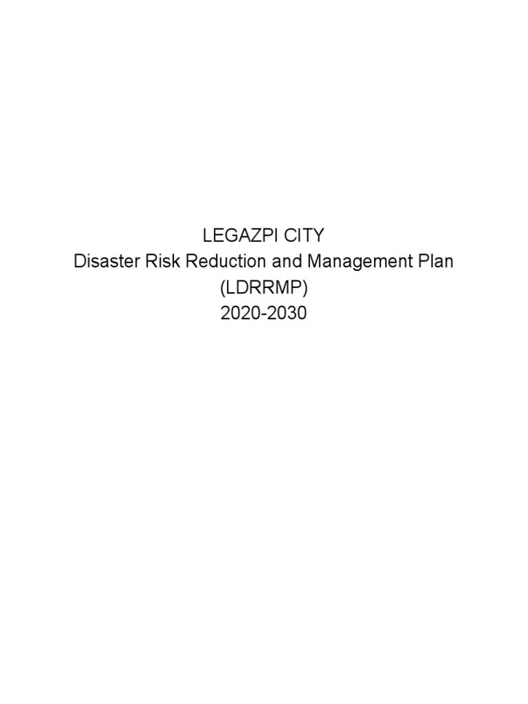 Disaster Risk Management Plan 3 1 | PDF | Emergency Management | Disaster Risk Reduction