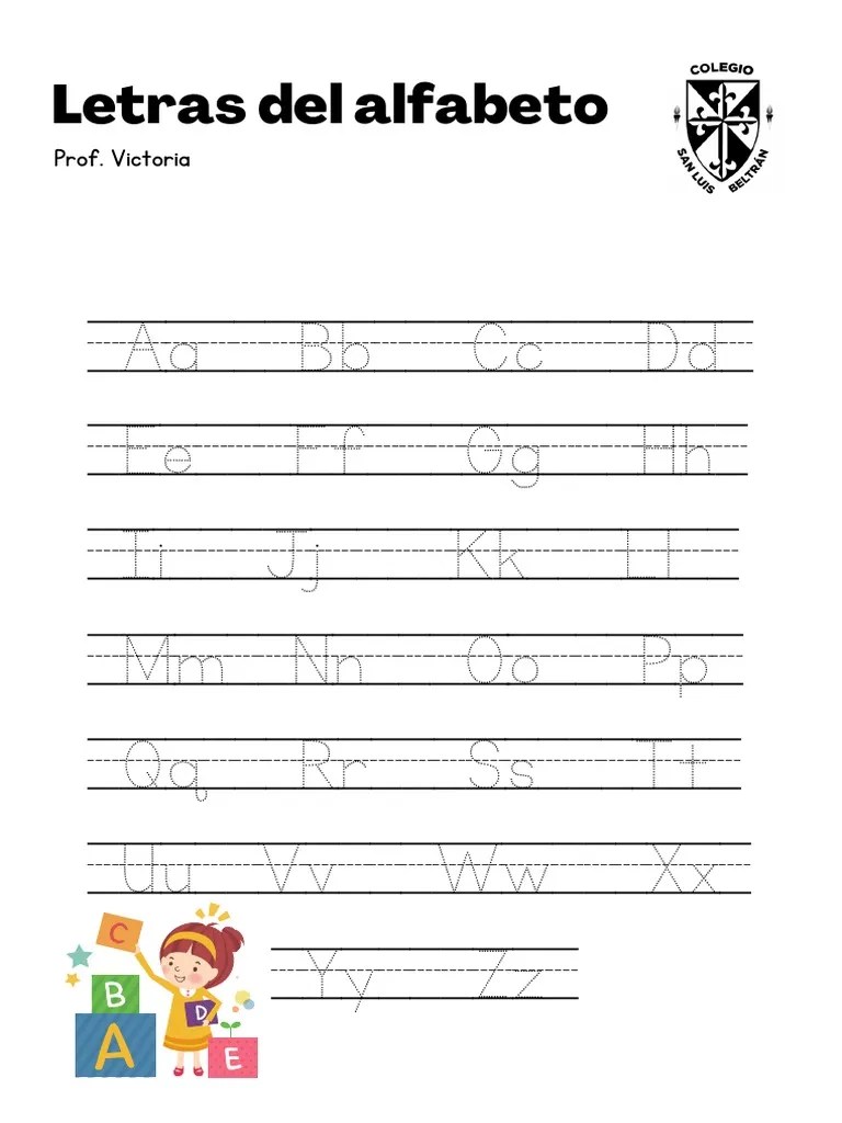 Black and white letters of the alphabet worksheet