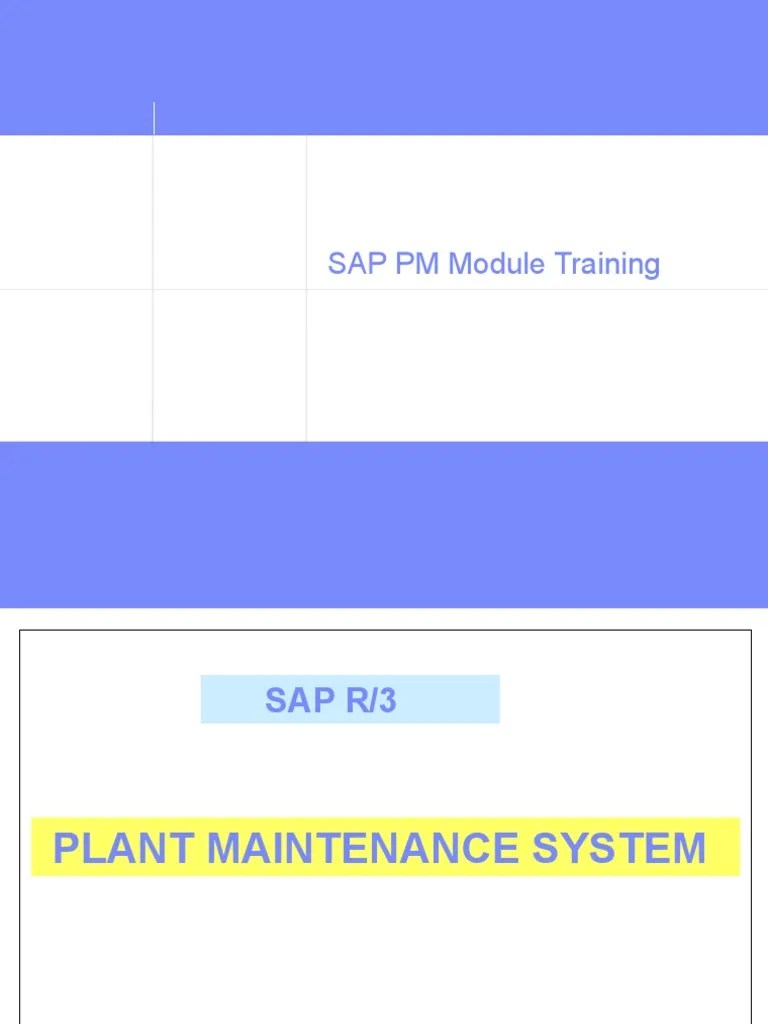 Dokumen - Tips - Sap PM Module Training | PDF | Human Resource Management | Information