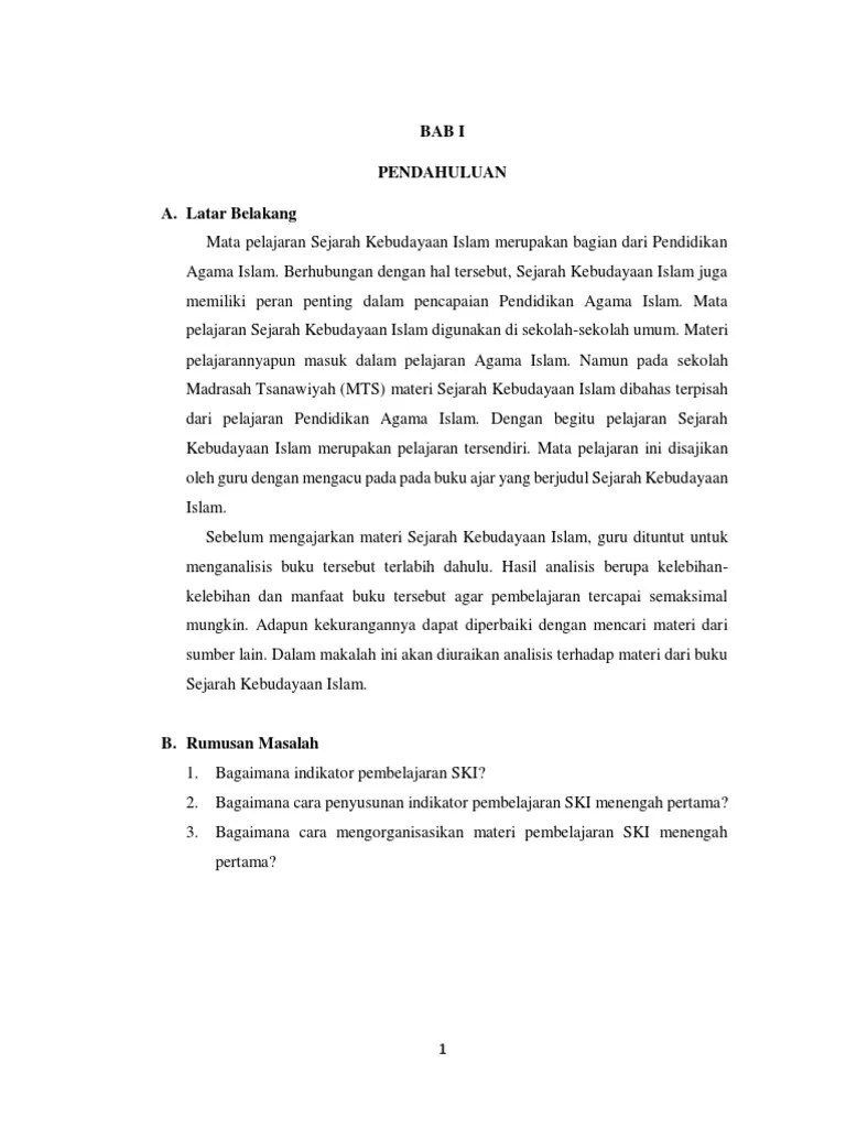 Sejarah Kebudayaan Islam | PDF