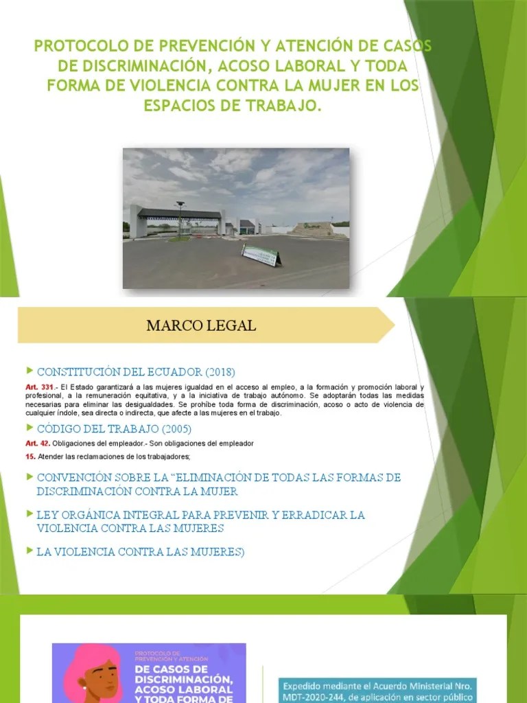 Protocolo Prevencion Violencia Contra La Mujer | PDF | La Violencia Contra Las Mujeres | Acoso ...
