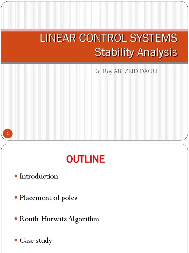 Lecture 4 | Descargar Gratis PDF | Control Theory | Applied Mathematics