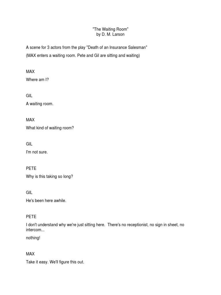 The Waiting Room | PDF