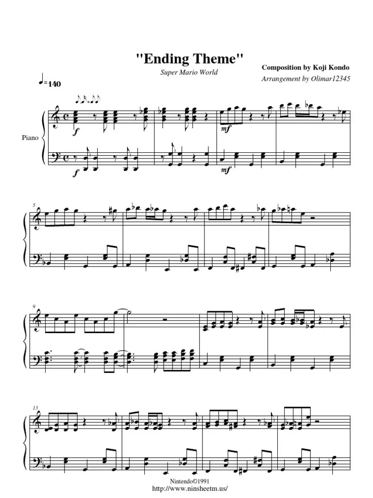 Super Mario Bros Wii Easy Piano Various P J W Pepper Sheet Music 
