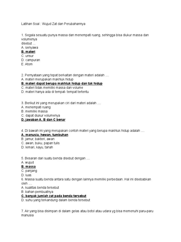 Latihan Soal Kimia | PDF
