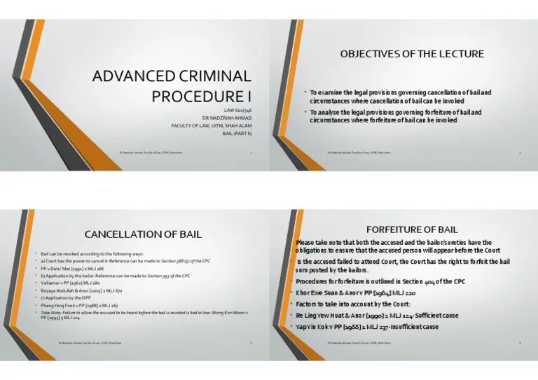 Bail Part 2 | PDF | Bail | Misconduct