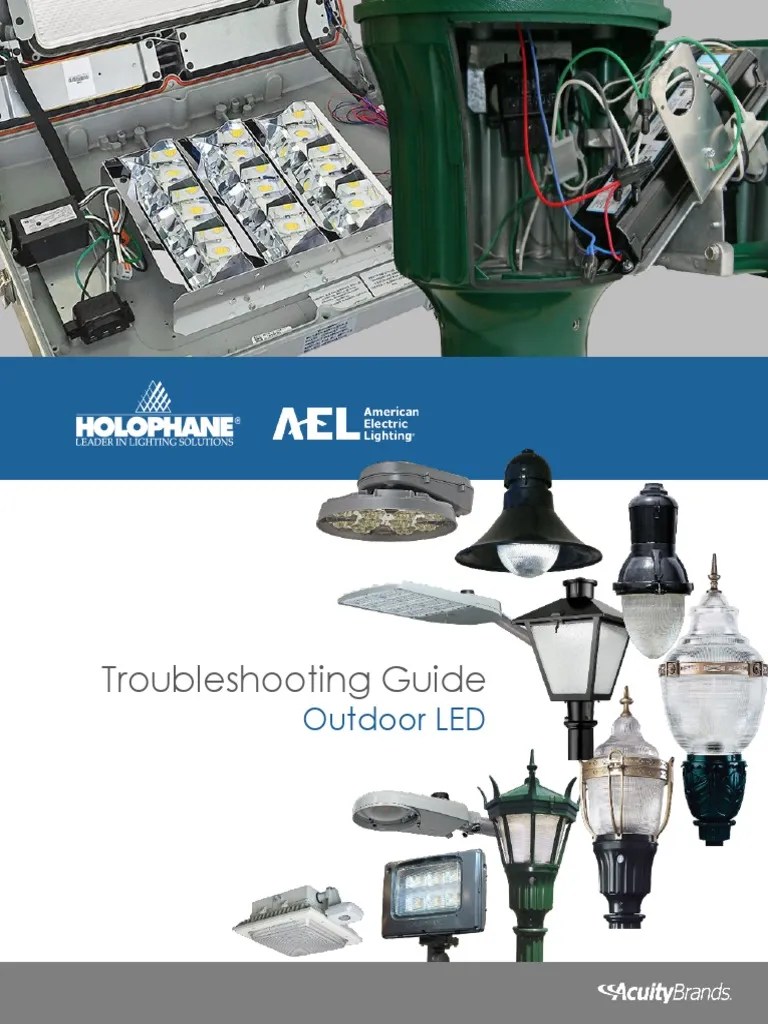 Outdoor LED Troubleshooting Guide | PDF | Electrical Connector ...