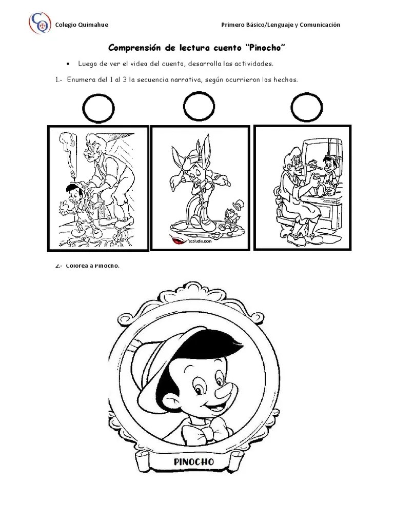Comprensión De Lectura Cuento Pinocho | PDF
