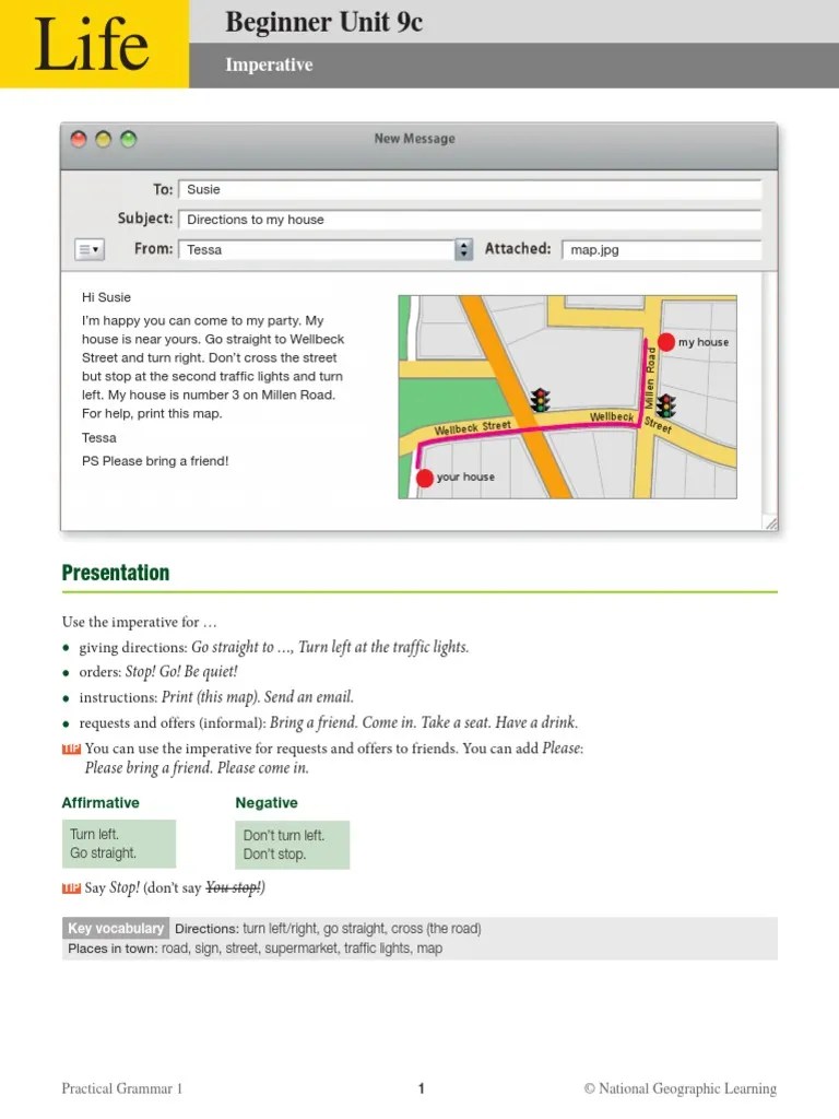 Beginner Unit 9c | PDF | Linguistics